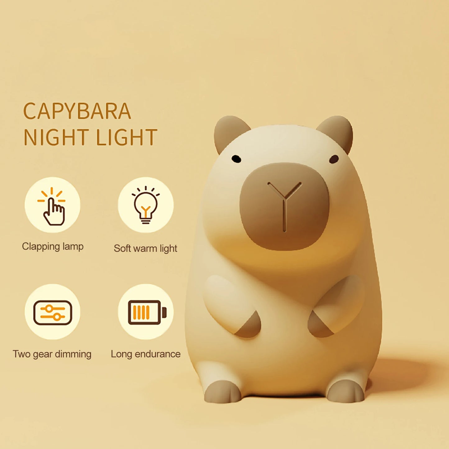CuddleCapy Nightlight 🌟🐾
